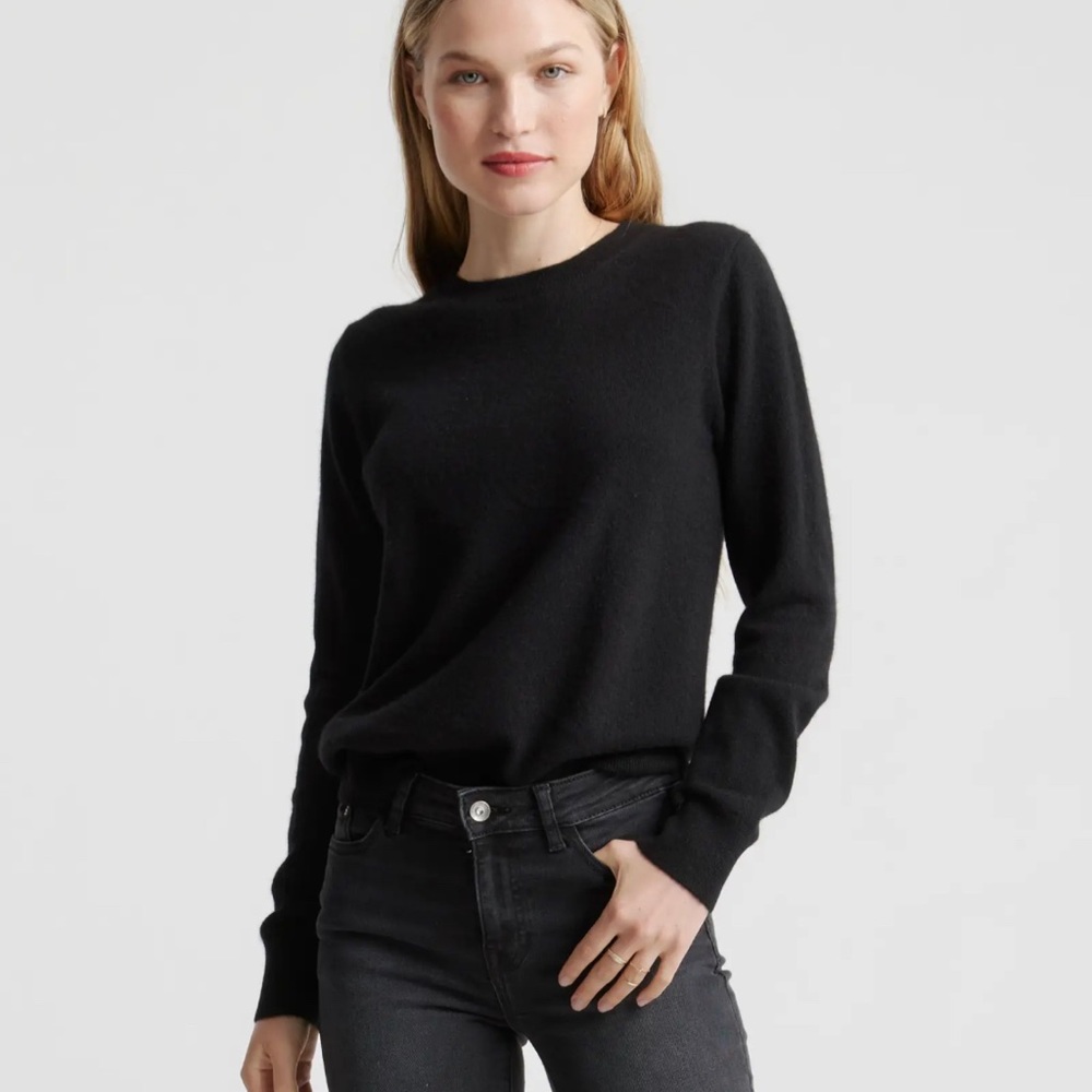 Quince Mongolian Cashmere Crewneck Sweater